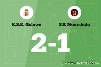 SK Geluwe wint wedstrijd tegen SV Moorslede
