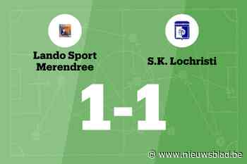 Beerens redt punt voor LS Merendree tegen SK Lochristi