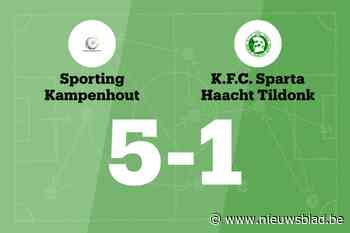 Kampenhout wint thuis van Sparta Haacht Tildonk, mede dankzij twee treffers Er