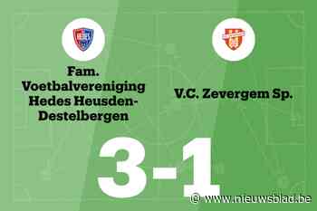 Zege KFV Hedes B tegen VC Zevergem Sport