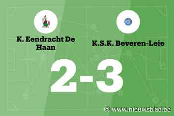 SK Beveren-Leie wint met doelpunt verschil tegen Eendracht De Haan