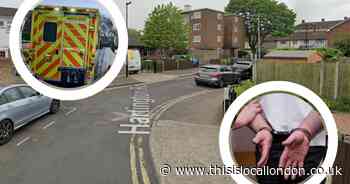 Man fighting for life and boy, 16, in hospital after both stabbed