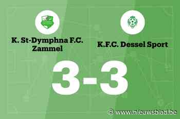 Zammel B en Dessel Sport B delen de punten