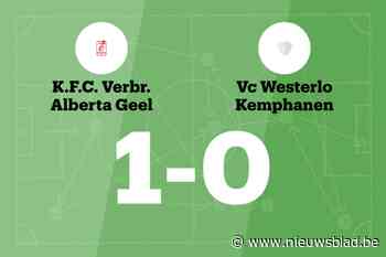 Alberta Geel beëindigt reeks nederlagen met zege tegen Westerlo Kemphanen