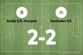 Zegereeks Kadijk ten einde door gelijkspel tegen Houthalen VV