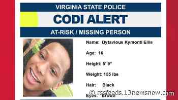 CODI Alert canceled for Chesapeake teen