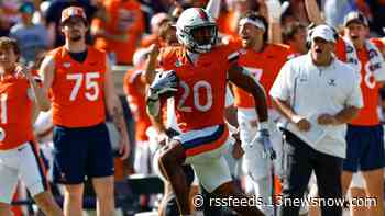 Virginia rallies from 14-point deficit to beat Boston College 24-14
