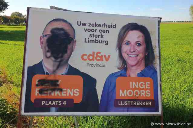 CD&V-kandidaat Davy Renkens slachtoffer van vandalisme