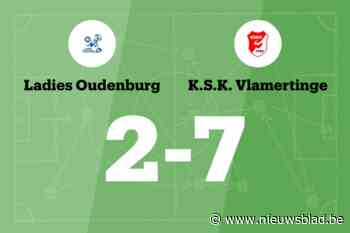 SK Vlamertinge overklast Ladies Oudenburg