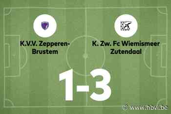 Wiemismeer te sterk voor Zepperen-Brustem