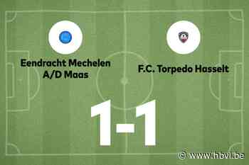 Peulen redt punt voor E. Mechelen a/d Maas tegen Torpedo Hasselt