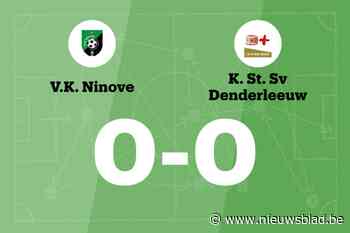 KVK Ninove B en Standaard Denderleeuw blijven steken op 0-0