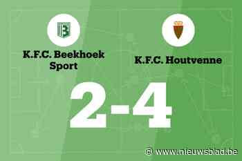 Houtvenne verslaat Beekhoek met 2-4 en eindigt reeks zonder overwinning