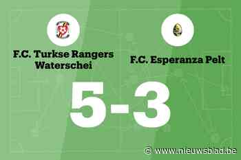Turkse Rangers B verslaat Esp. Pelt B en blijft winnen