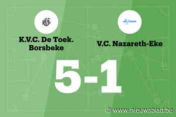 Weergaloze Van De Maele leidt DT Borsbeke C langs VC Nazareth-Eke