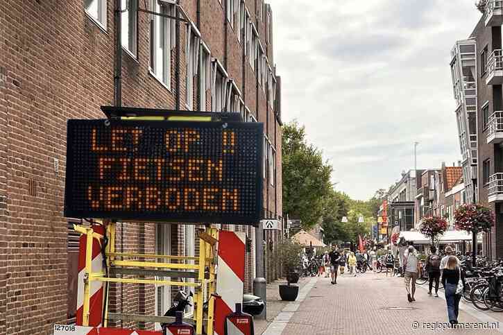 Handhaving Purmerend schrijft 139 bekeuringen uit aan overtreders fietsverbod binnenstad