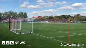 Football staff thanked for 'saving fan's life'