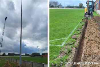 Nieuwe ledverlichting op voetbalterreinen van Semmerzake en Asper