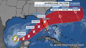 Milton expected to rapidly intensify in the Gulf on Monday