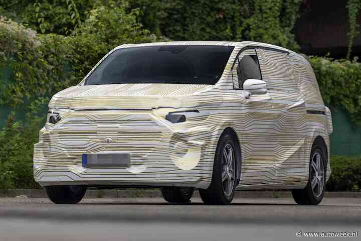 Mercedes-Benz stuurt elektrische opvolger V-klasse naar buiten