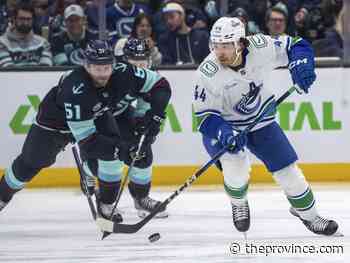 Canucks’ Kiefer Sherwood knew sticking in the NHL meant sticking it to the opposition
