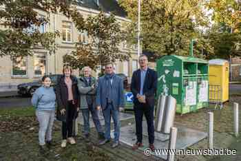 Stad lanceert proefproject waarbij omgeving van glascontainer oplicht wanneer iemand nadert