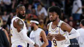Seite an Seite mit Bronny: Das emotionalste Basketballspiel im Leben von Superstar LeBron James