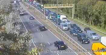 LIVE updates as obstruction in the road halts traffic on M11 in London