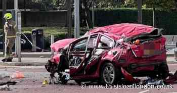 Boy, 17, dies and person fighting for life after police chase ends in crash