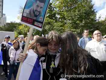 Oct. 7 in Montreal: Prayers mark pro-Israel vigil as pro-Palestinian students prepare walkout