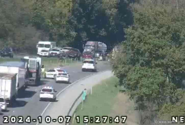 Crashes bring traffic to a crawl on I-69 in northern Allen County