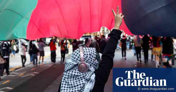 Protesters for Palestine and Israel rally across US on 7 October anniversary