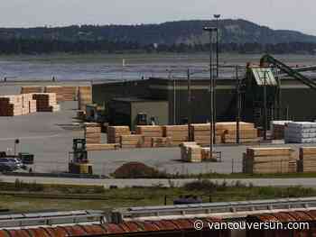 Western Forest Products temporarily cuts production at B.C. sawmills