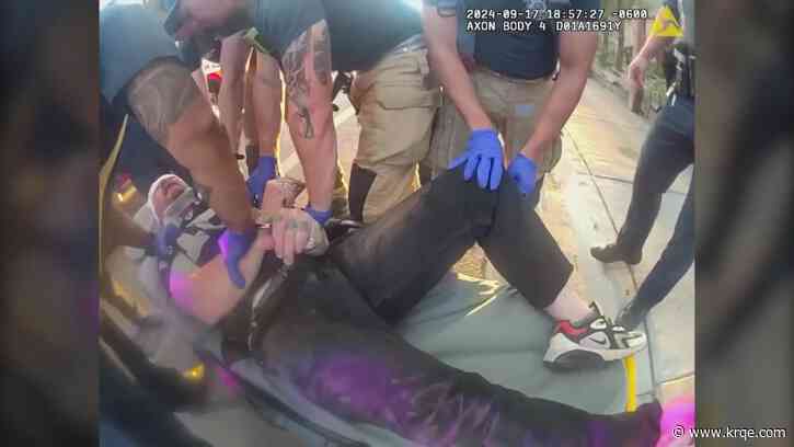 VIDEO: APD chases man after he flees from stolen, crashed SUV