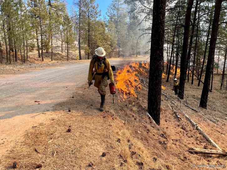Hotter than usual temps in New Mexico mean some prescribed burns are on hold