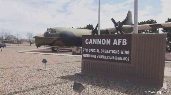 Cannon Air Force Base officials test soil after PFAS dumped into pond