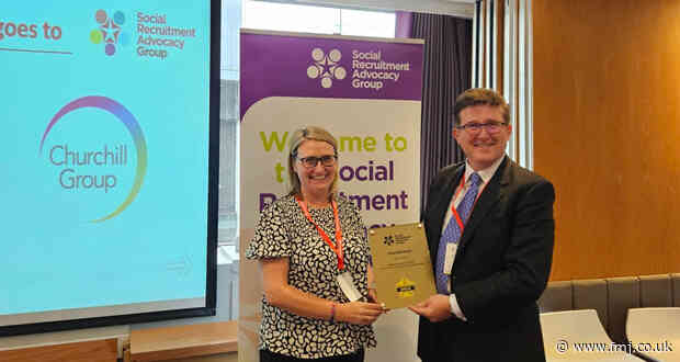 Churchill recognised for commitment to social recruitment