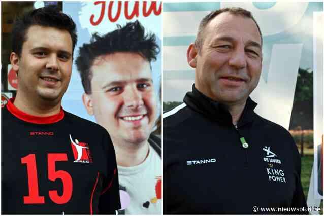 VAN SPORTVELD NAAR STEMHOK. Anton Nilis (PVDA) en Danny Huens (CD&V) pleiten allebei voor meer sportinfrastructuur in de stad: “Het is moeilijk om te sporten wanneer je wil”