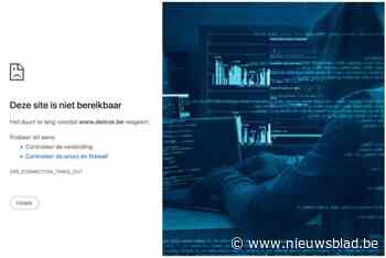 Ook website stad Deinze getroffen door Russisch hackerscollectief