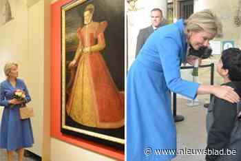 Koningin vol lof over expo Margaretha van Parma: “Ze was goed op de hoogte”