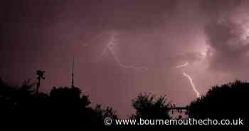 Hour-by-hour forecast as thunderstorms forecast for BCP