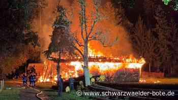 Nach Scheunenbrand bei Calw: Jetzt nennt  auch die Polizei Brandstiftung als mögliche Ursache