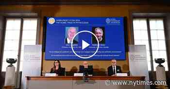 Two Scientists Awarded 2024 Nobel Prize in Physics