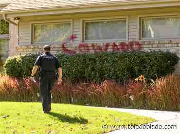 Michigan university president's home painted with anti-Israel messages