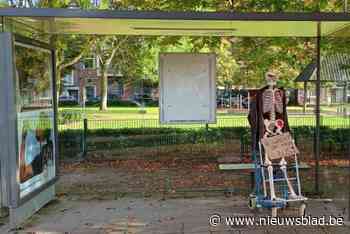 Skelet duikt op aan bushalte: “Voor altijd blijven wachten of komt bus hier nog terug?”
