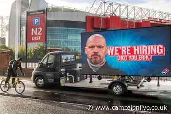 Domino's billboard stunt taps into Manchester United's woes