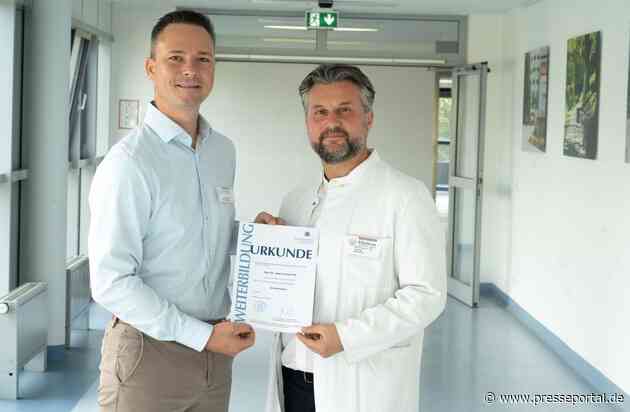 Neuer Schwerpunkt im Klinikum Frankfurt (Oder): Chefarzt Ferhat Tek erhält Zusatzbezeichnung "Schlafmedizin"