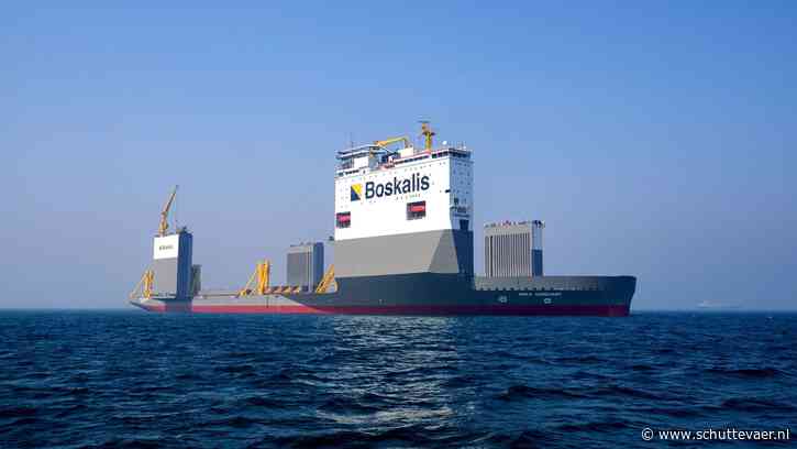 Boka Vanguard van Boskalis gaat Fremantle Highway naar China brengen