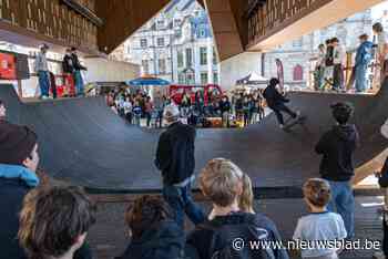 VIDEO. Skaters palmen Veldstraat in, en zaterdag doen ze het nog eens over onder de stadshal
