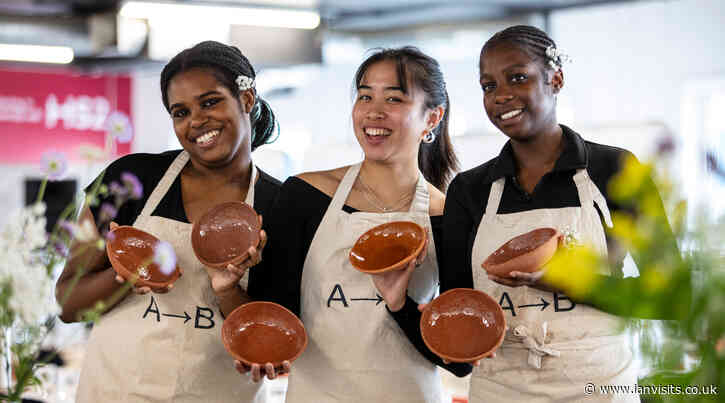 HS2 turns London clay into celebration dinner plates